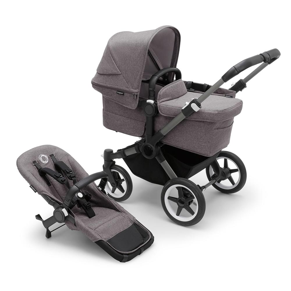 Bugaboo Donkey 5 klapvogn Mono Graphite/Grey Melange