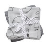 Done by Deer Muslin Blanket 2-pack Contour Grey