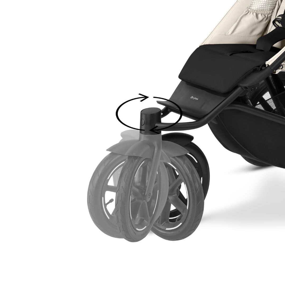 Cybex AVI SPIN joggingvogn Seashell Beige