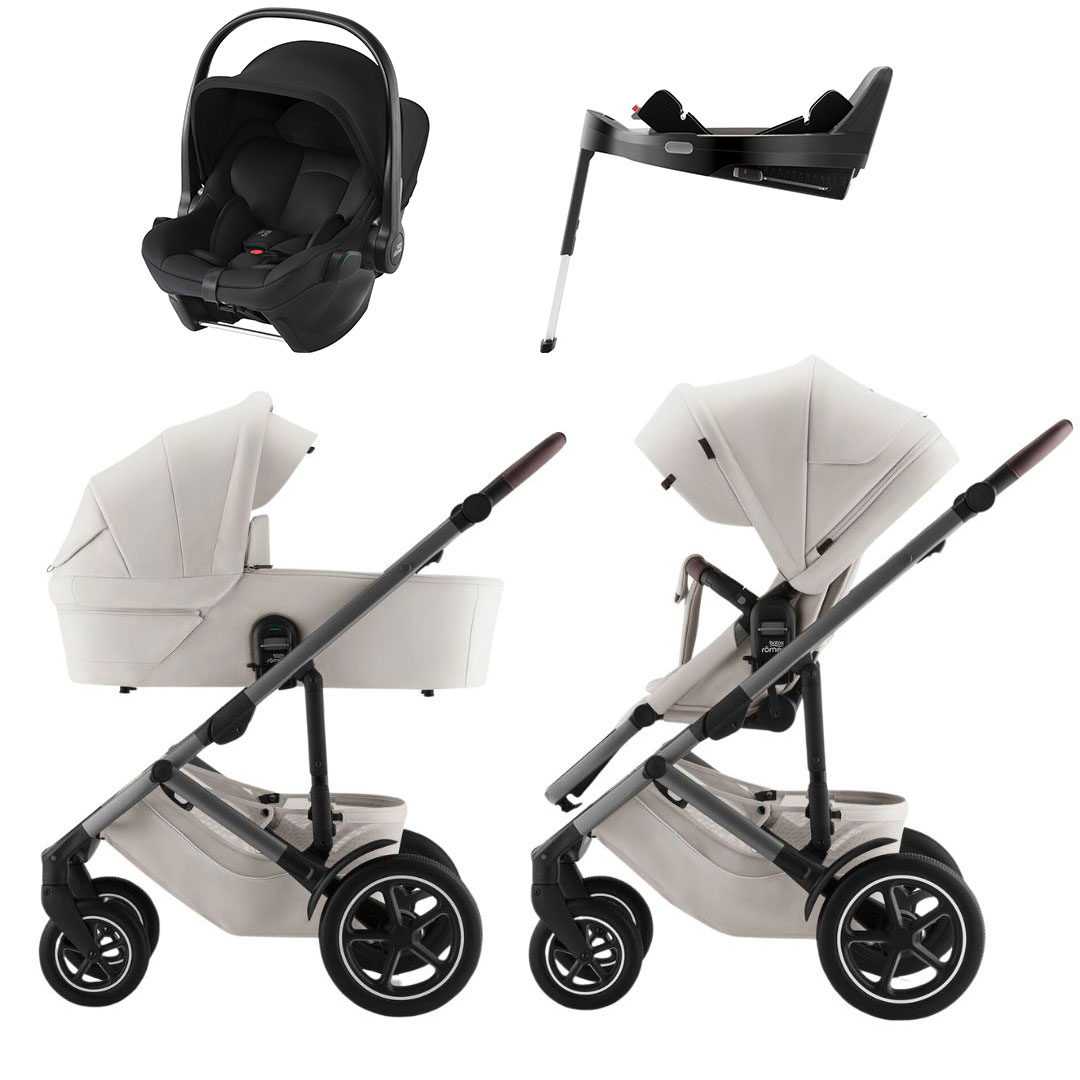 Britax Smile 5Z Soft Taupe + Core barnevognspakke