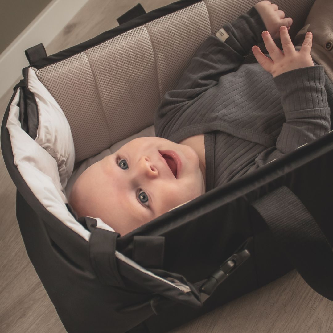 EasyGrow babynest/blød bæresele Favn Sort