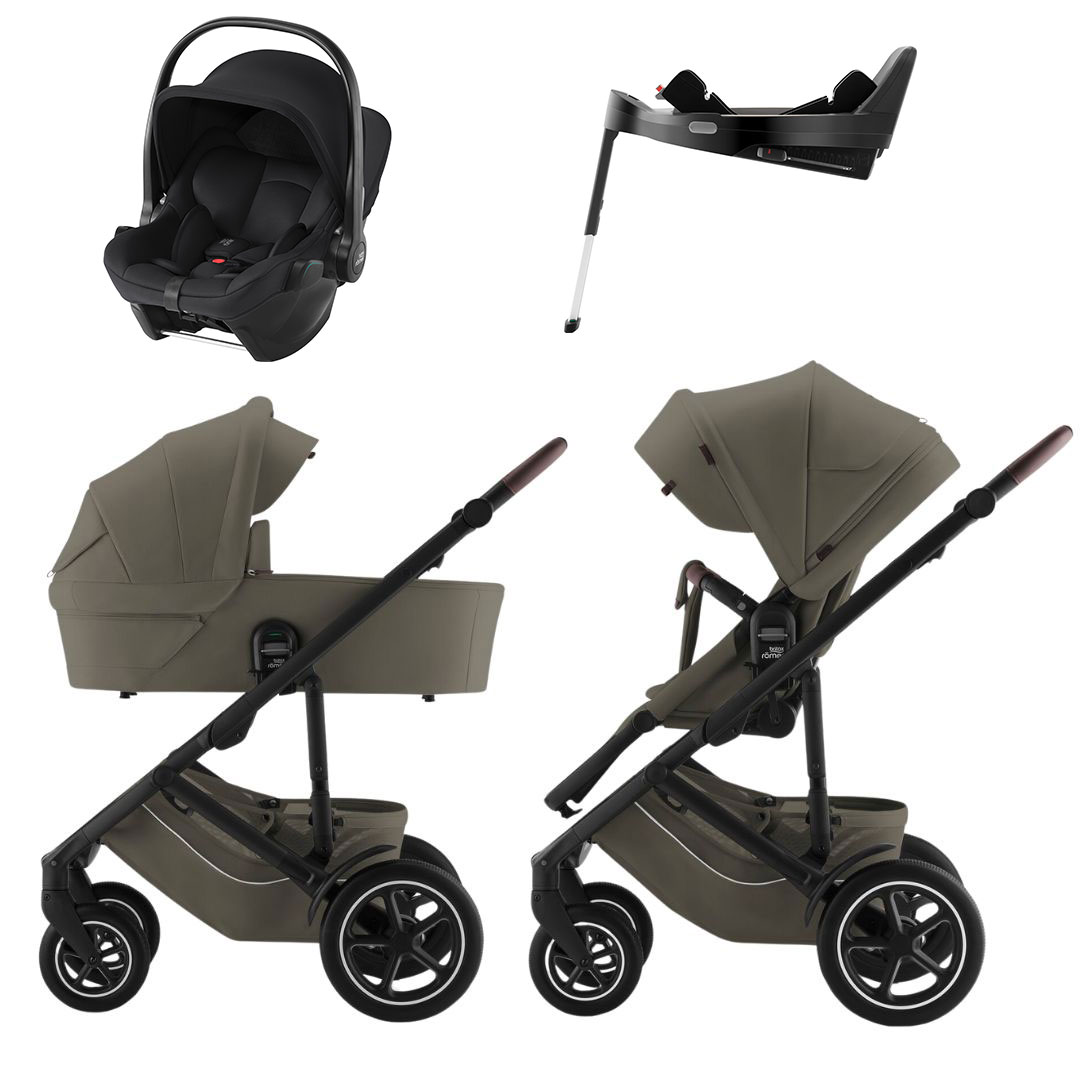 Britax Smile 5Z Urban Olive + Core barnevognspakke