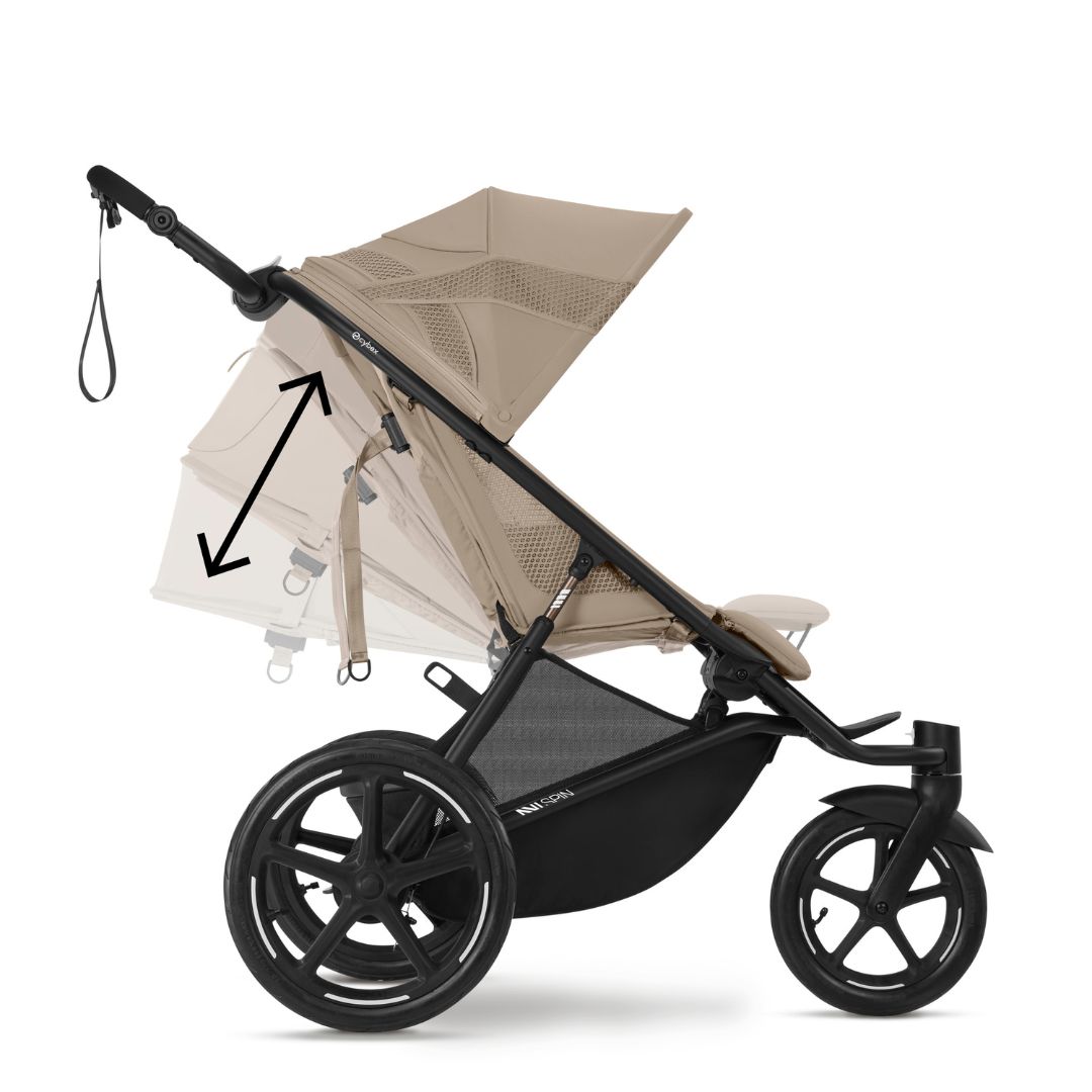 Cybex AVI SPIN joggingvogn Almond Beige