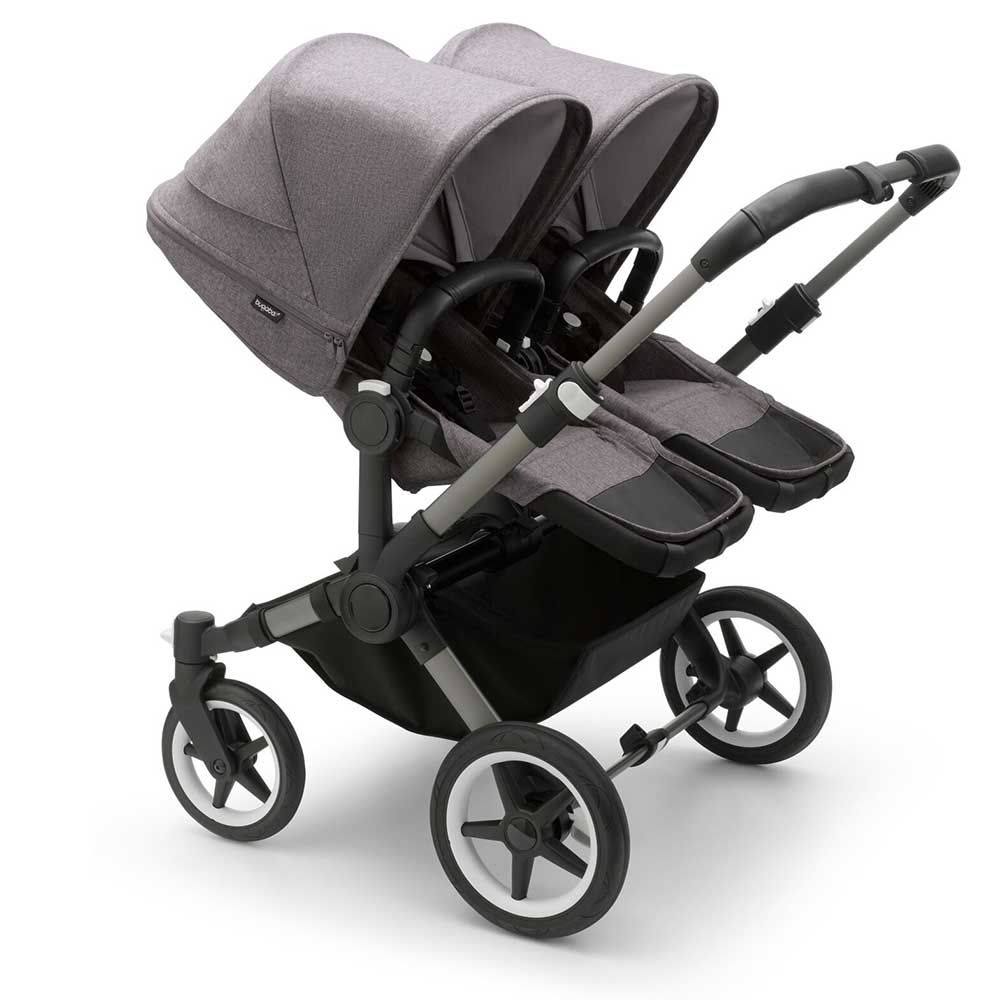 Bugaboo Donkey 5 Duo klapvogn Grå Melange