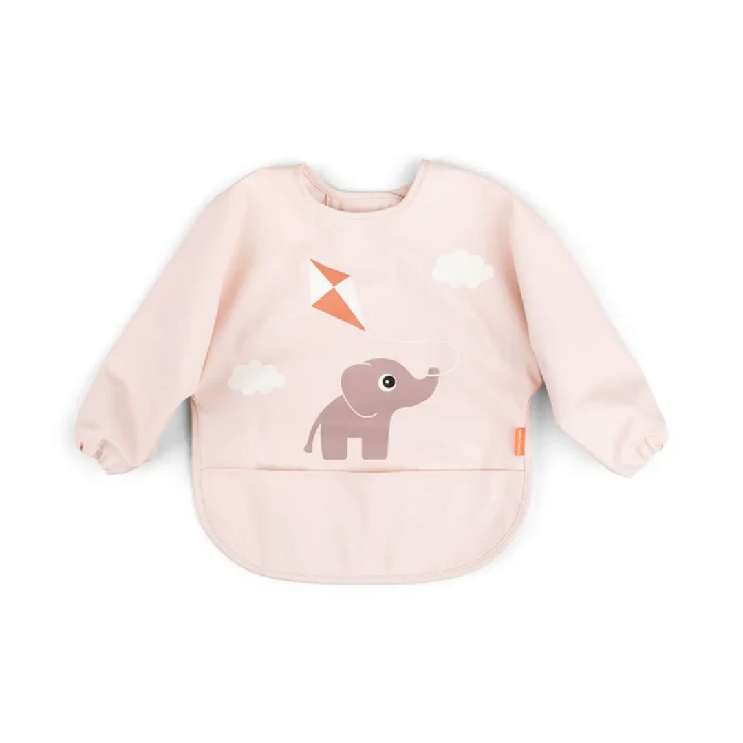 Udført af Deer Bib med sleeve Playground Powder