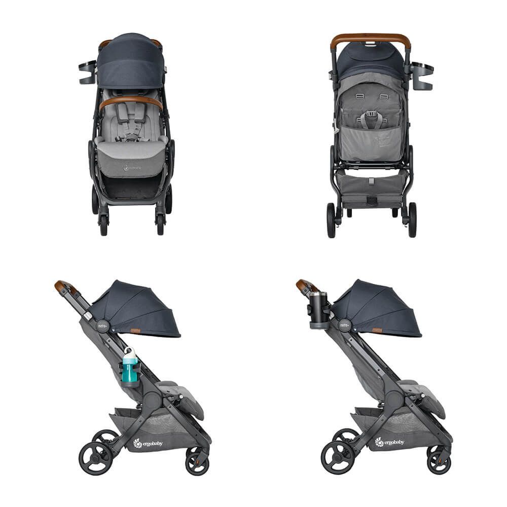 Ergobaby Metro+ DeLuxe rejseklapvogn London Grey