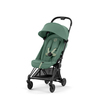 Cybex COYA klapvogn Matt Black Leaf Green 