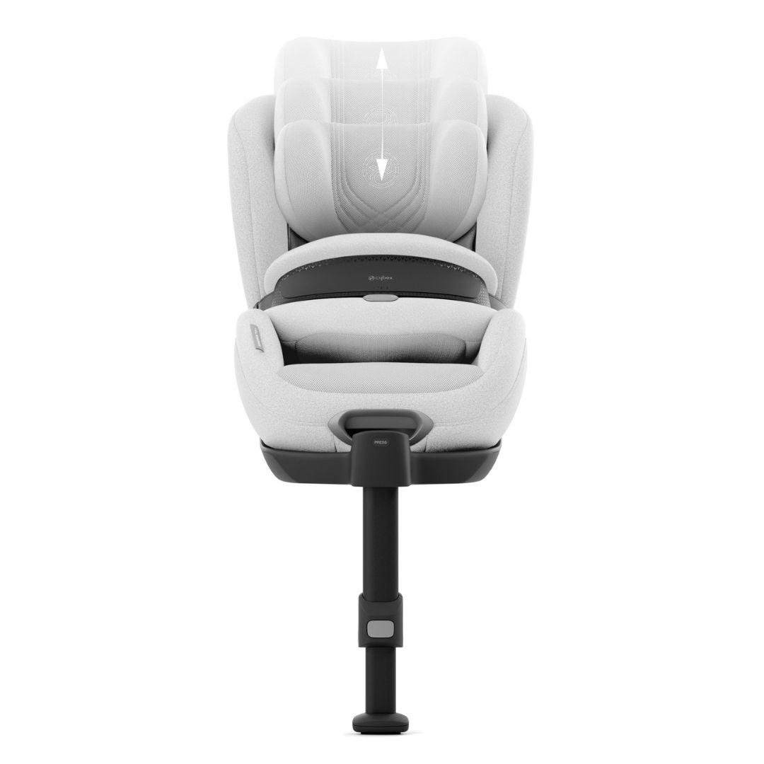 Cybex Anoris T2 Autostol m. Airbag i-size Plus Platinum White