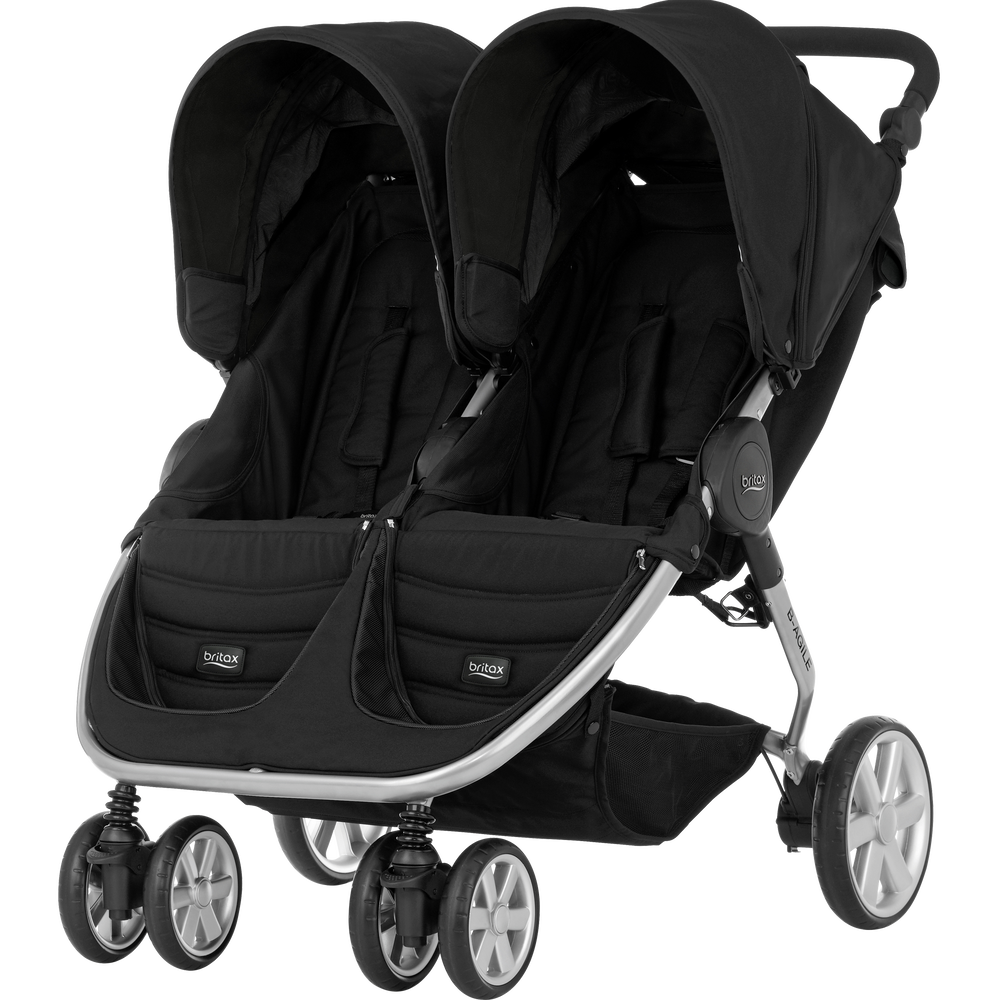 Britax B-Agile dobbelt klapvogn Cosmos Black