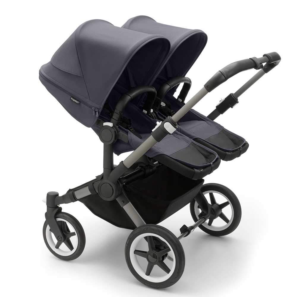 Bugaboo Donkey 5 Twin klapvogn Stormy Blue