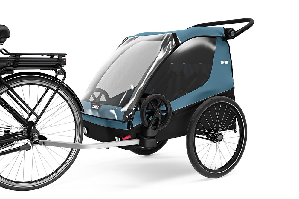 Thule Courier 2 cykelanhænger Aegean Blue