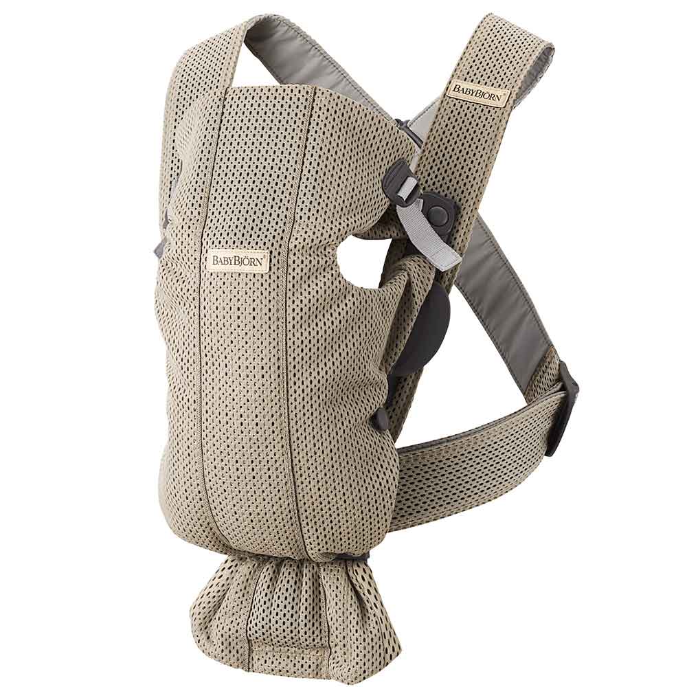 Babybjörn bæresele Mini Mesh 3D Grey Beige