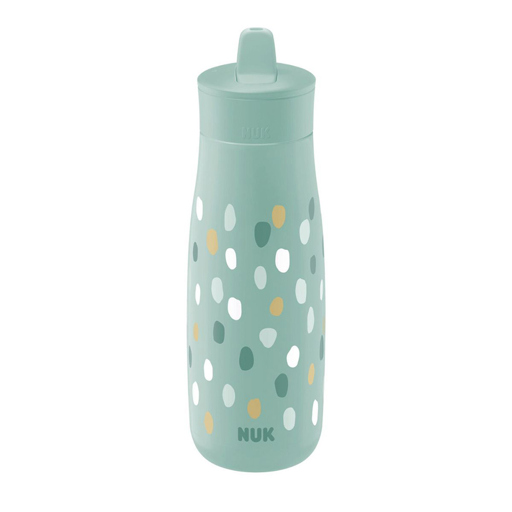 NUK Mini-Me drikkeflaske - Mint Dots 450 ml