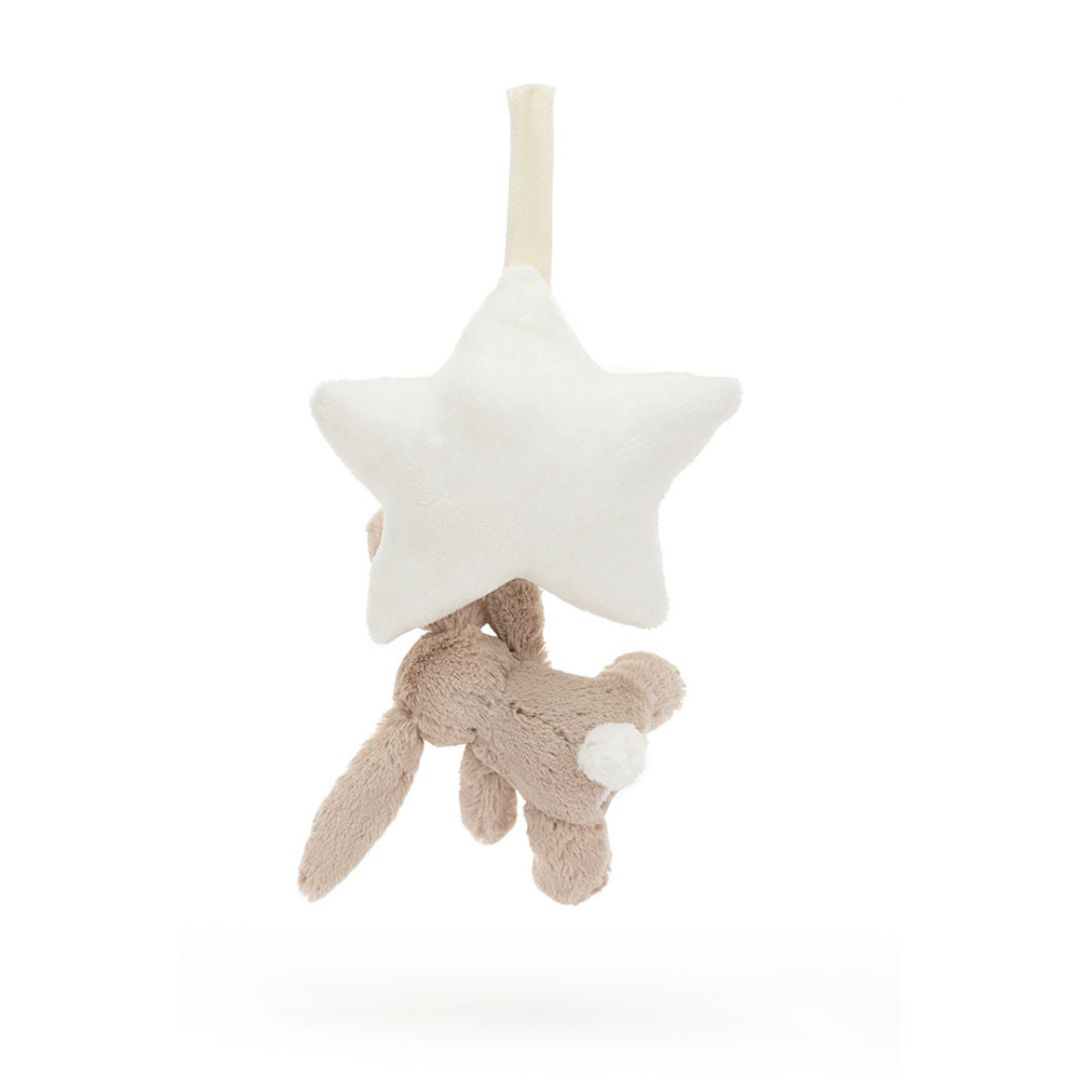 Jellycat Bashful Beige Bunny Star musikvedhæng