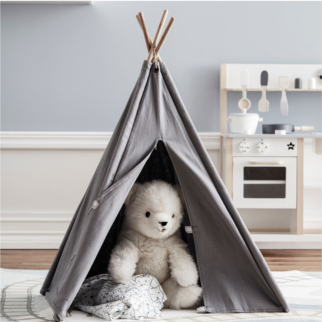 Kids Concept Tipi-telt mini grå