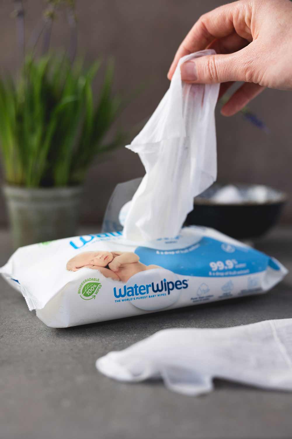 WaterWipes 60 stk. plastfrie servietter