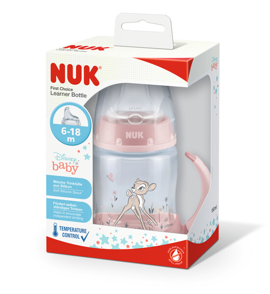 NUK Learner spildfri drikkekop 150 ml Bambi