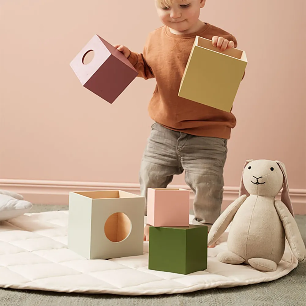  Kids Concept Cubes i træ 5 stk EDVIN