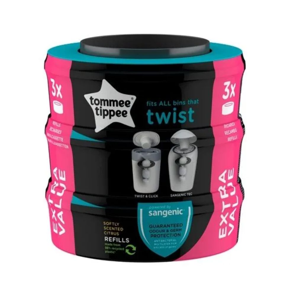 Tommee Tippee refill Sangenic Twist Click Refill 3-pak