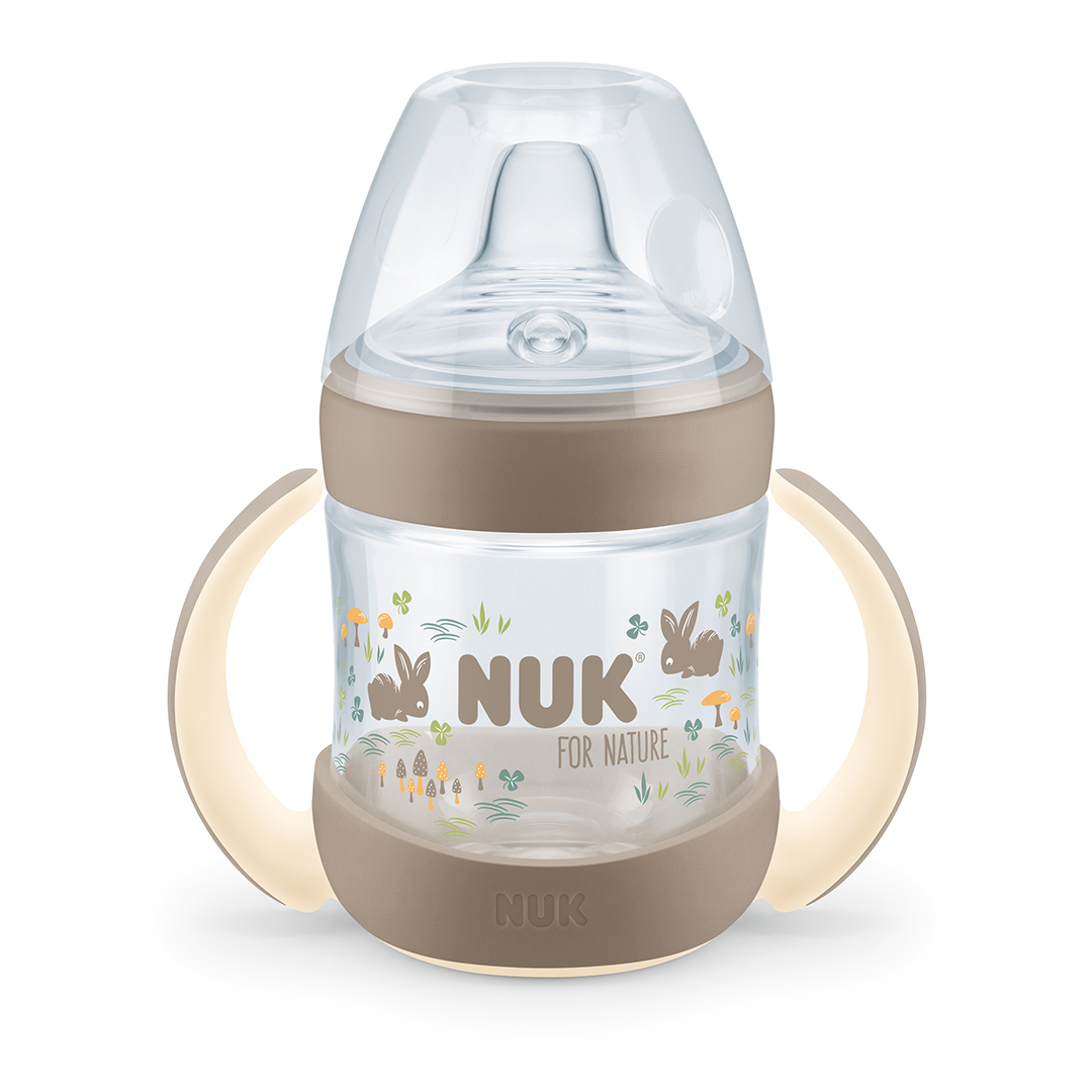 NUK for Nature Learner spildfri drikkekop Cream 6m