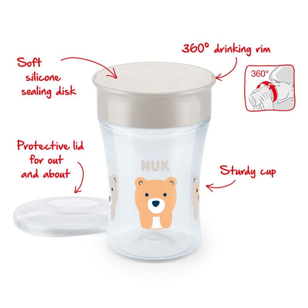 NUK Evolution Magic Mini Mug 230ml Neutral