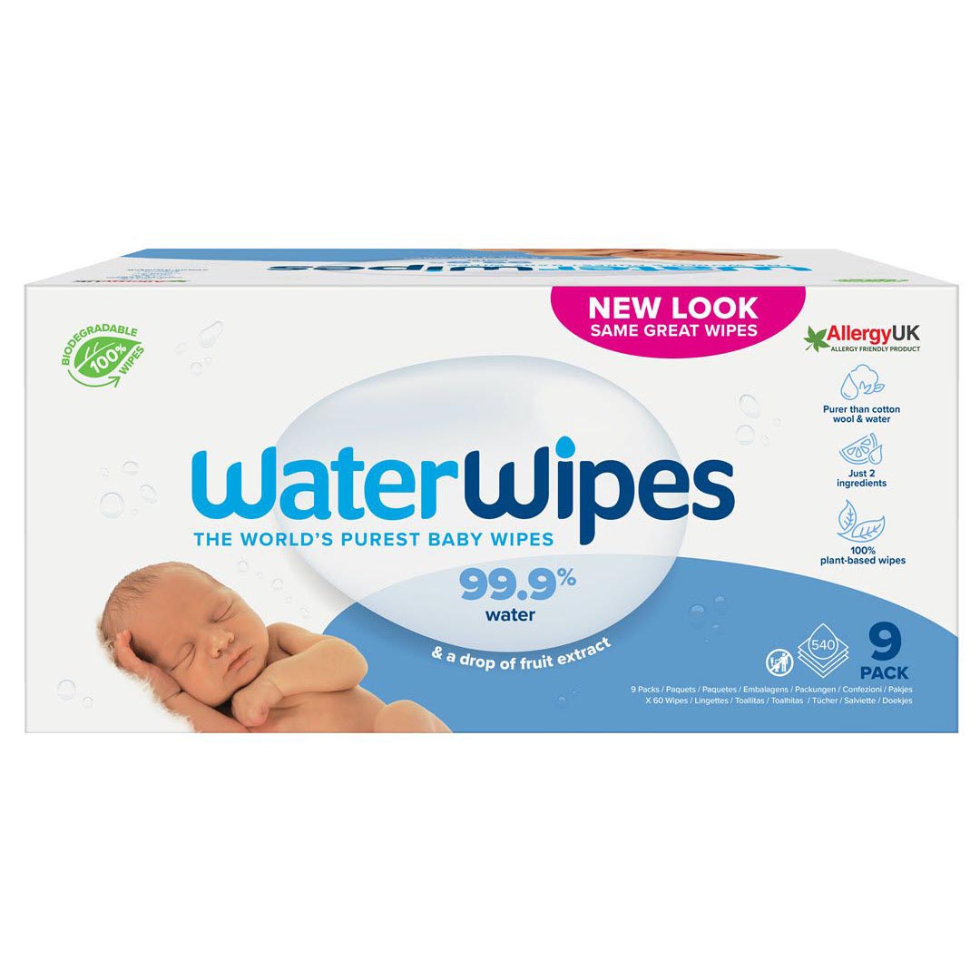 WaterWipes 9x60 stk plastfri klude 