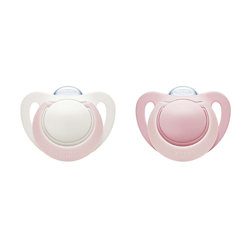 NUK sutteflaske 0-6m Genius Rose/White