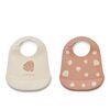 Liewood Tilda Silicone Bib 2-Pack Shell / Pale tuscany