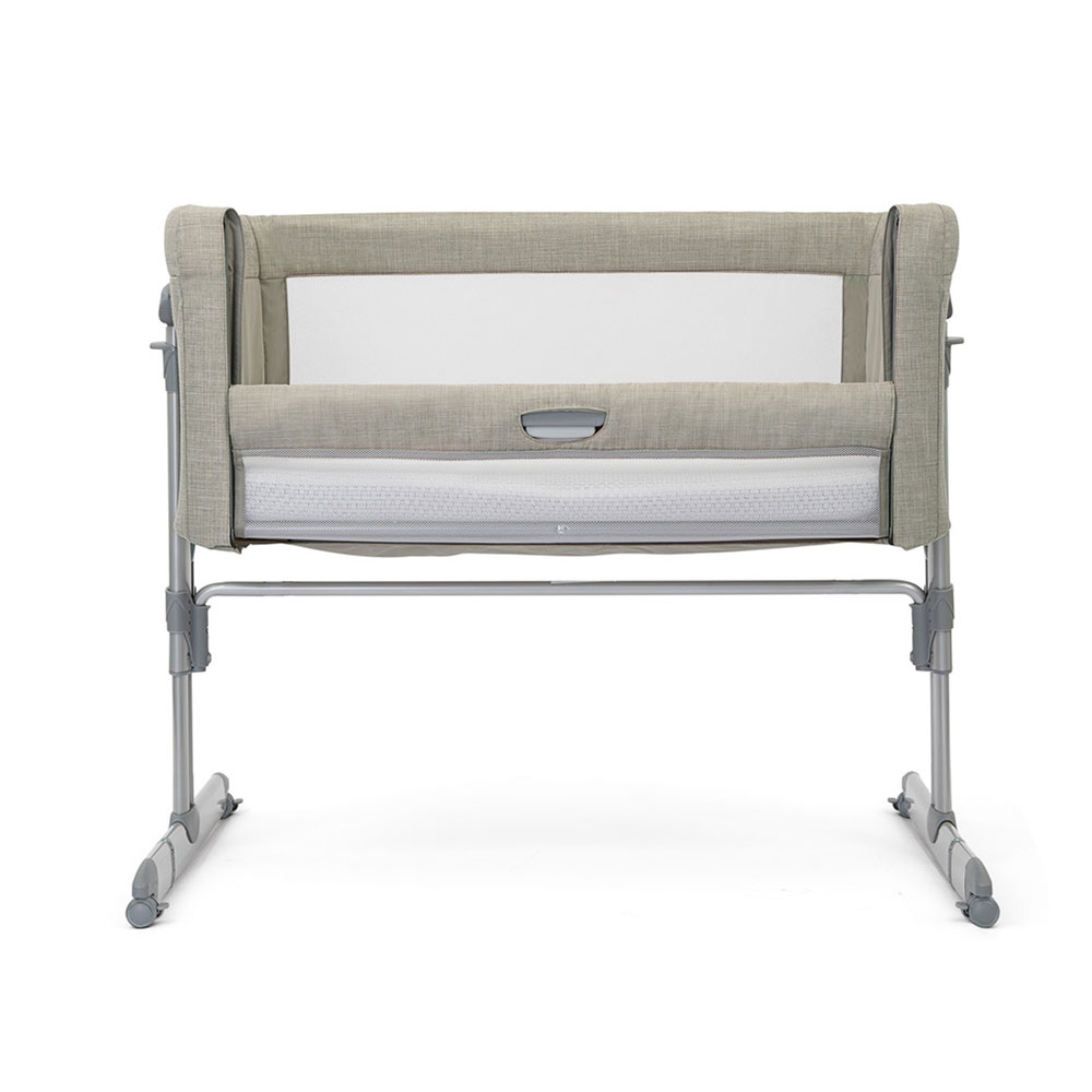 Joie Roomie Glide bedside side bed Almond