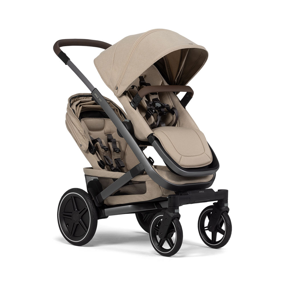 Joolz Geo3 tvillingebarnevogn Sandy taupe