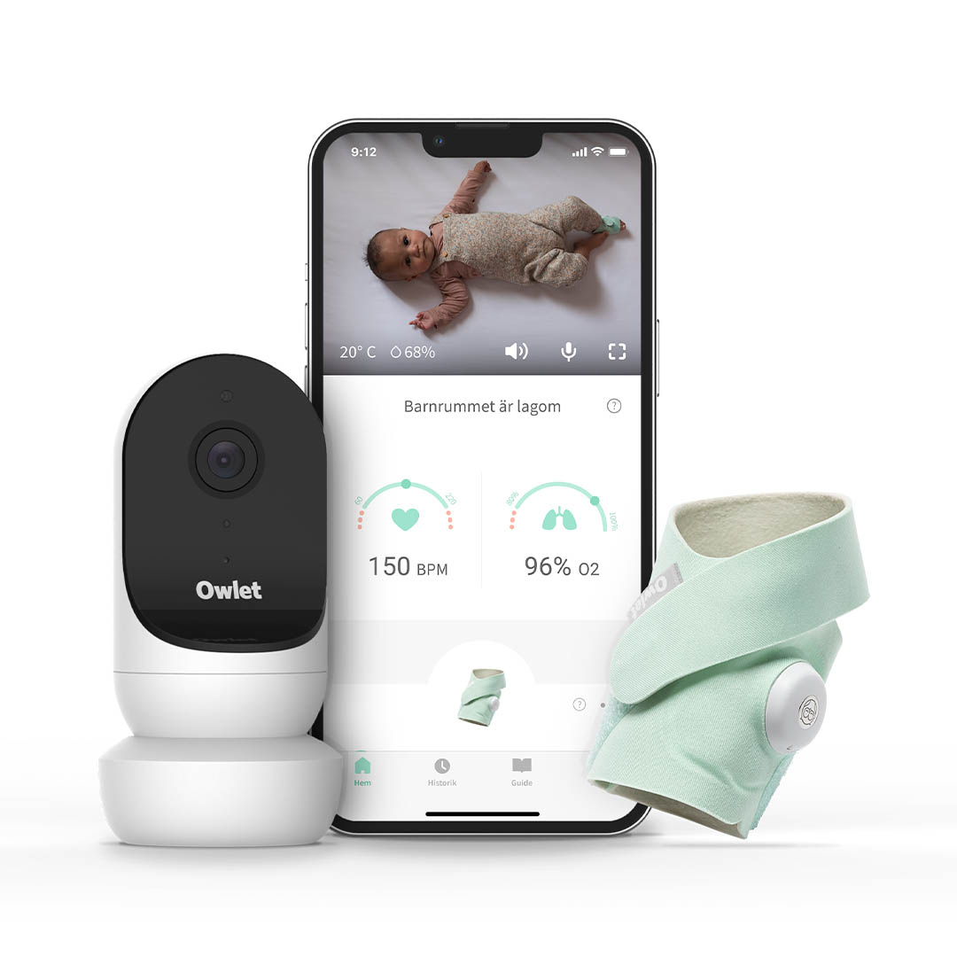 Owlet Monitor Duo 3 Plus Cam 2 Mint babyalarm