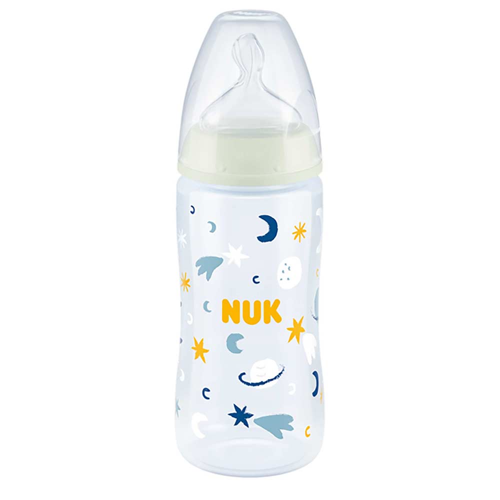 NUK First Choice+ sutteflaske 300 ml Night & Day