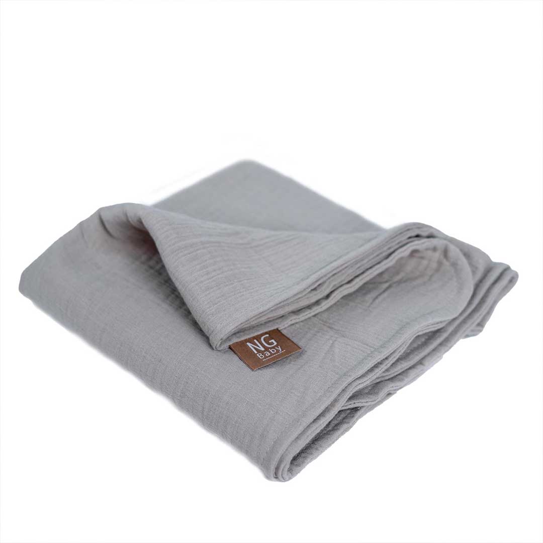 Ng Baby Muslin Blanket Deluxe 60X90 Cm Greige