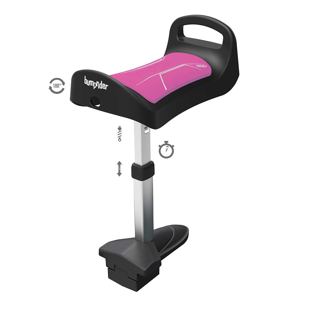 Bumprider Seat+ sæde til ståbræt Pink