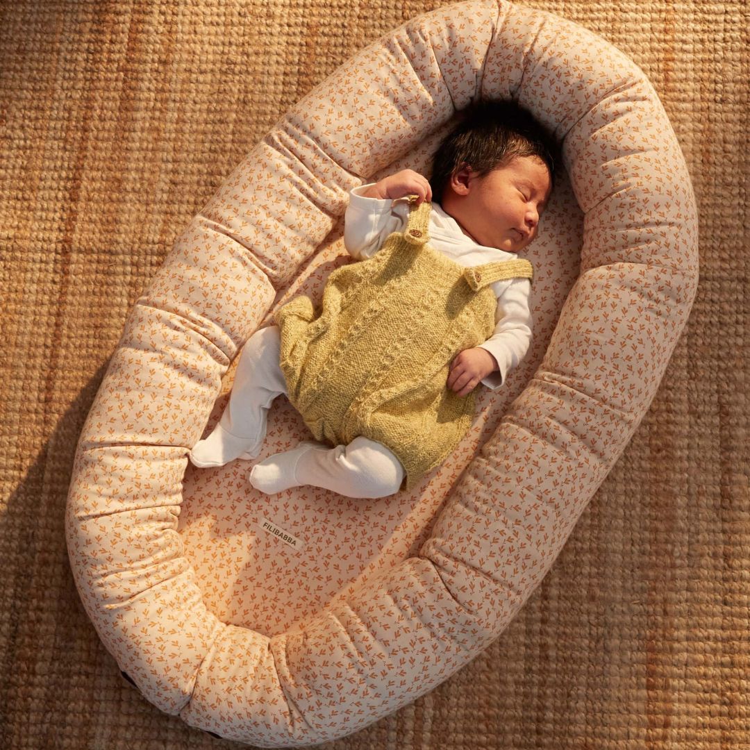 Filibabba Baby Nest - Breezy Harmony Sandy