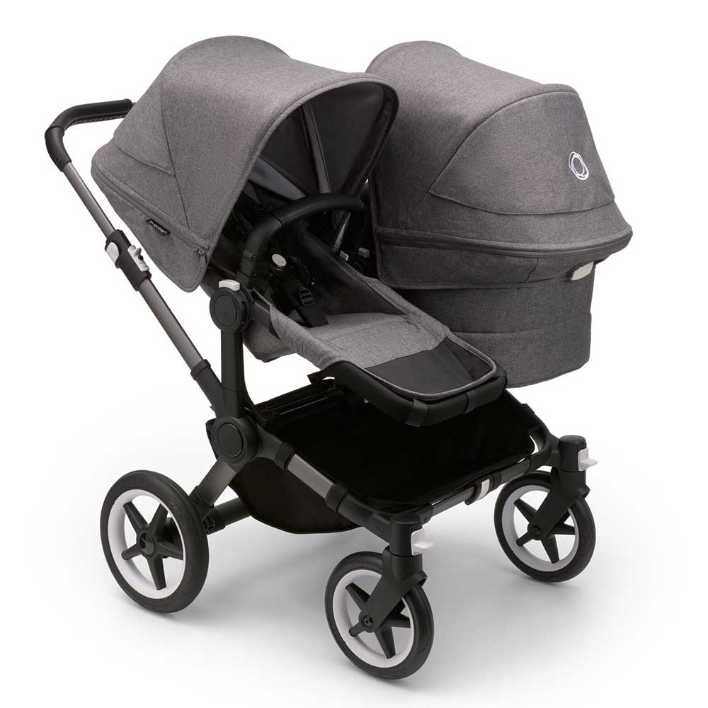 Bugaboo Donkey 5 Duo klapvogn Grå Melange