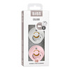 BIBS-sut 2-pak 0-6m Haze/Blossom