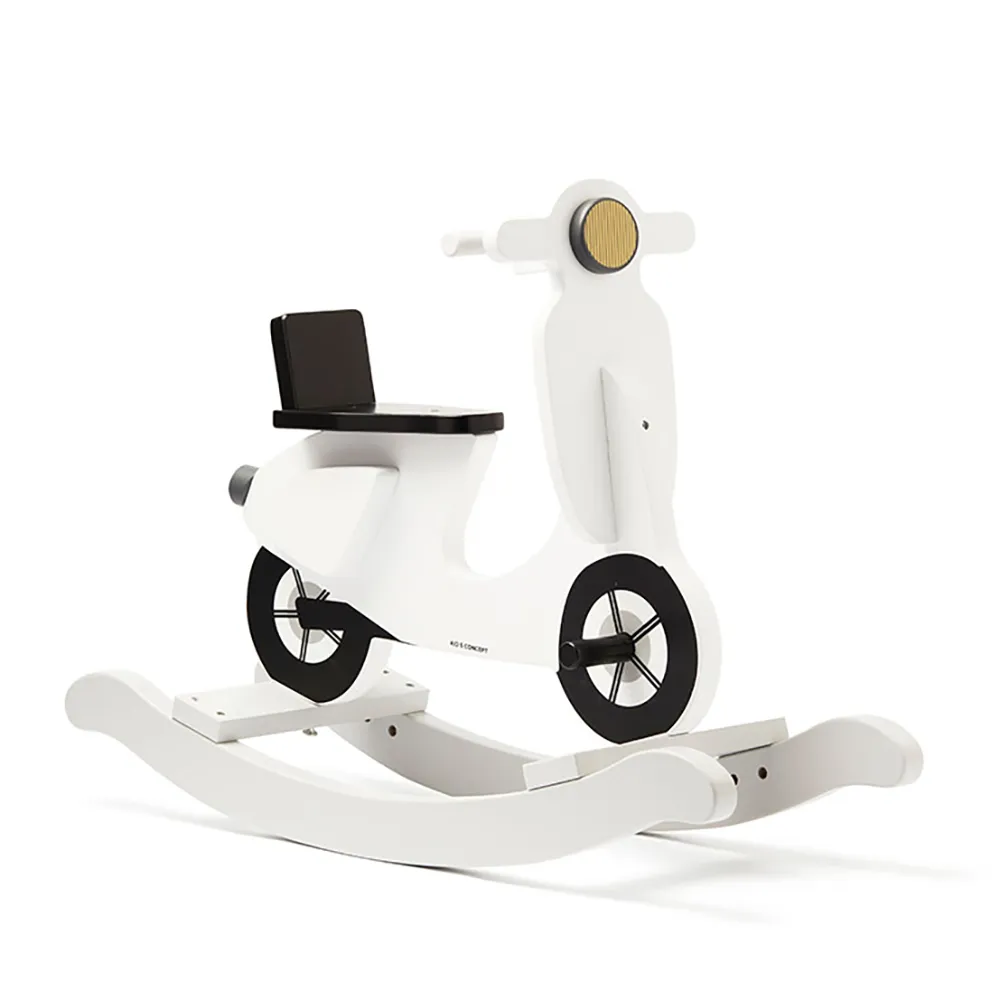 Kids Concept Gyngescooter Hvid