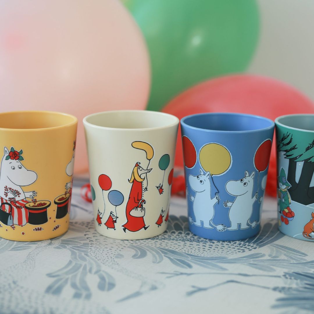 Right Start Moomin Festivities Tumbler krus ballon