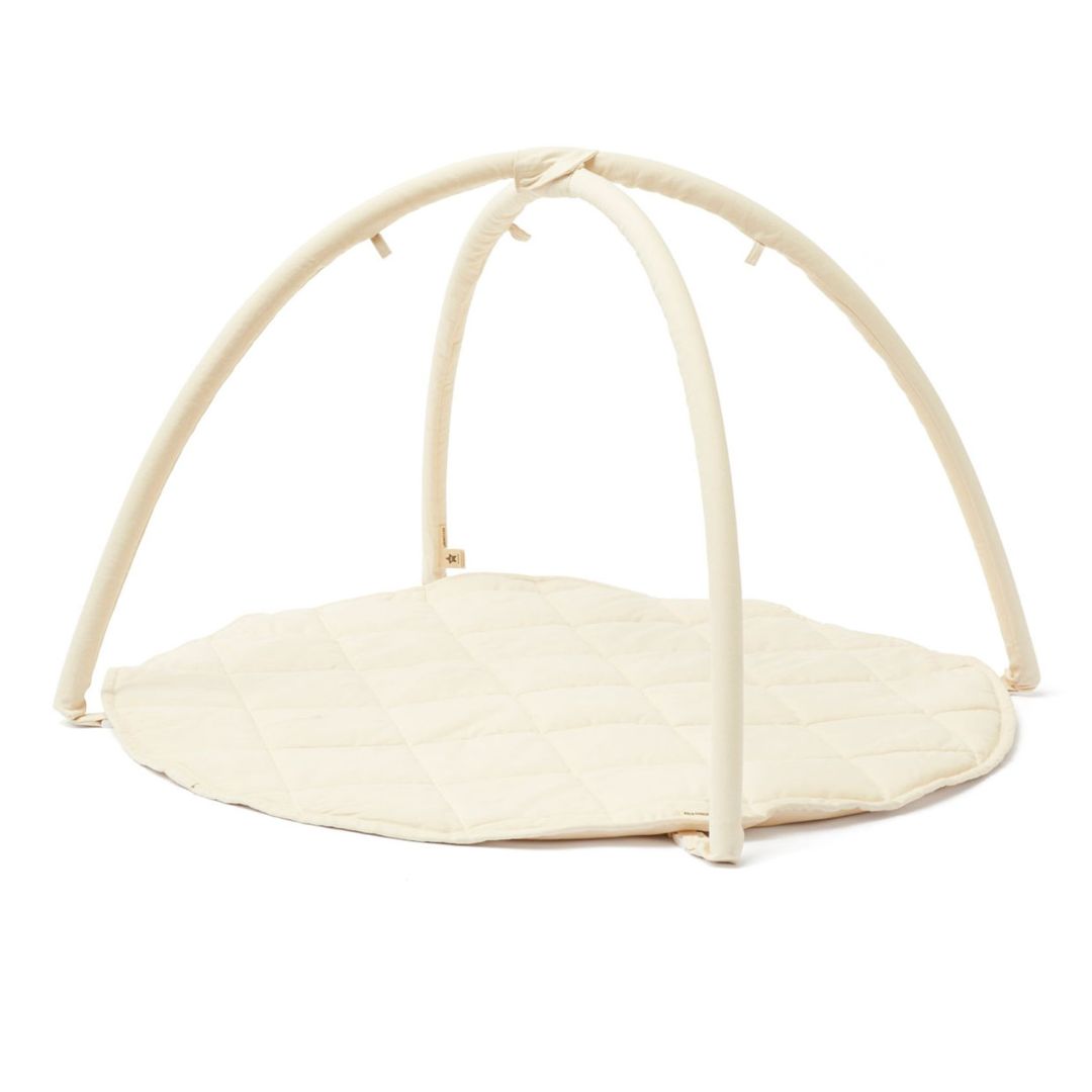 Kids Concept Baby Gym tekstil naturhvid