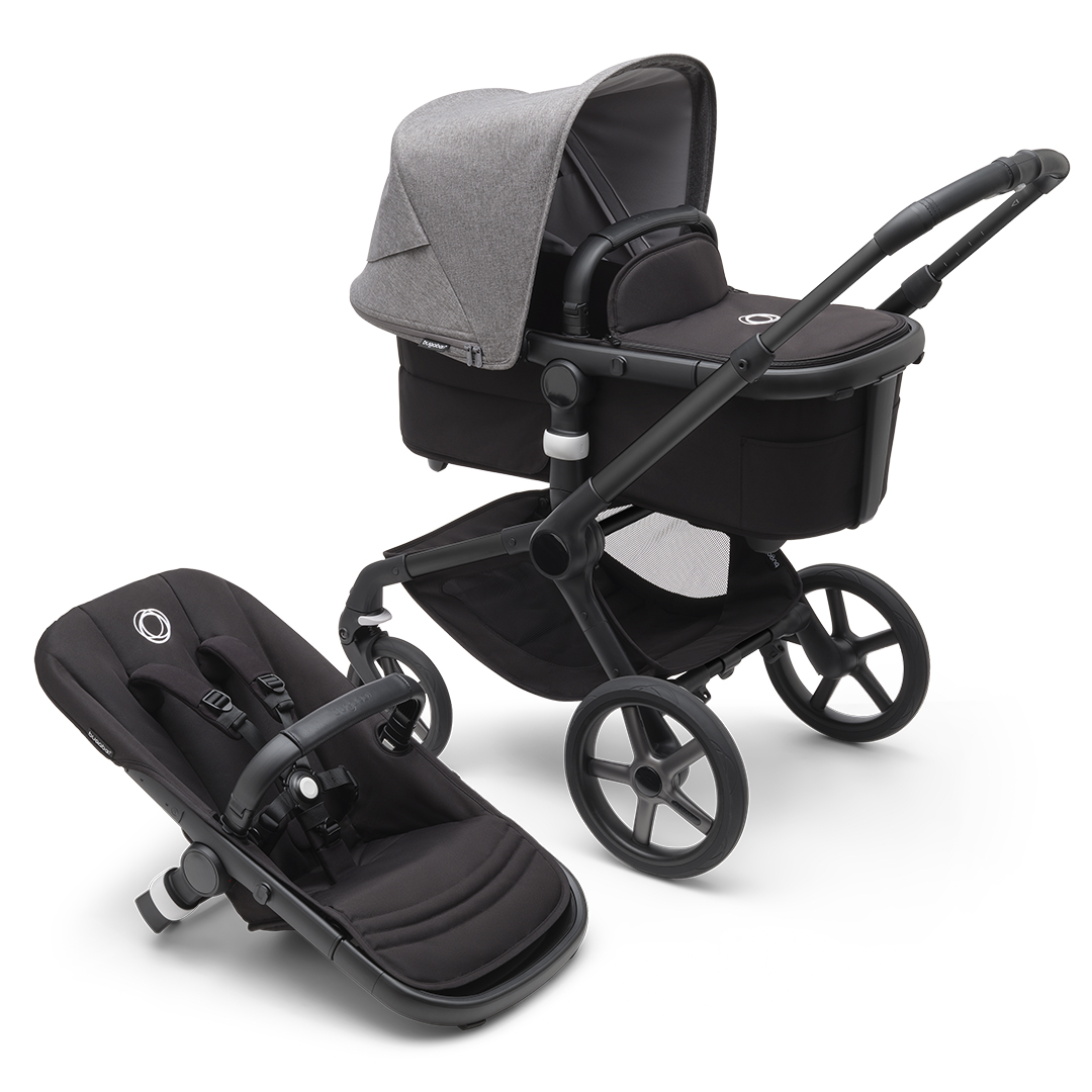 Bugaboo Fox 5 klapvogn gråmeleret