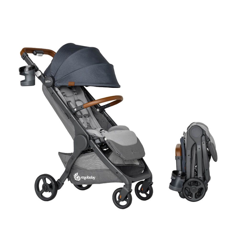 Ergobaby Metro+ DeLuxe rejseklapvogn London Grey