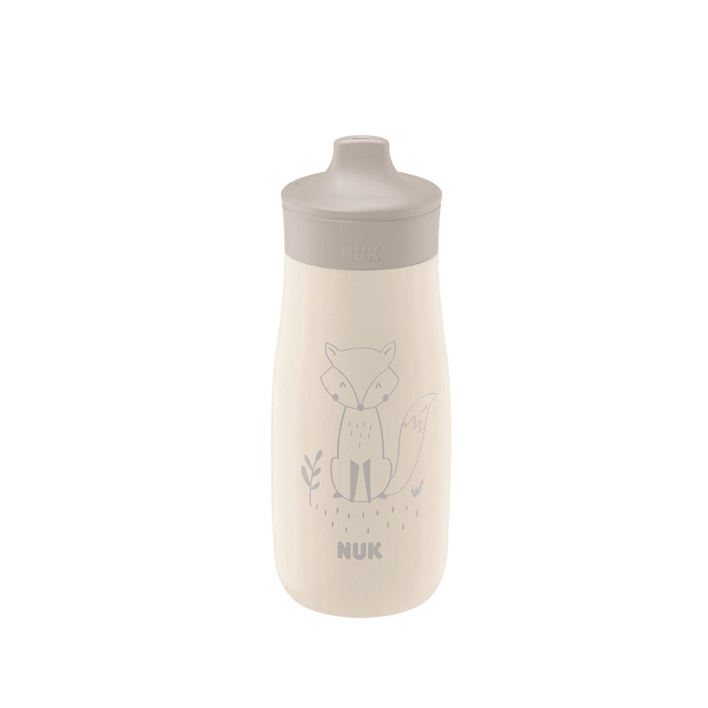 NUK Mini-Me Drikkeflaske stål - Fox 300 ml