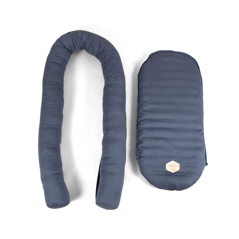 Filibabba Baby Nest - Kapok Muddly blue