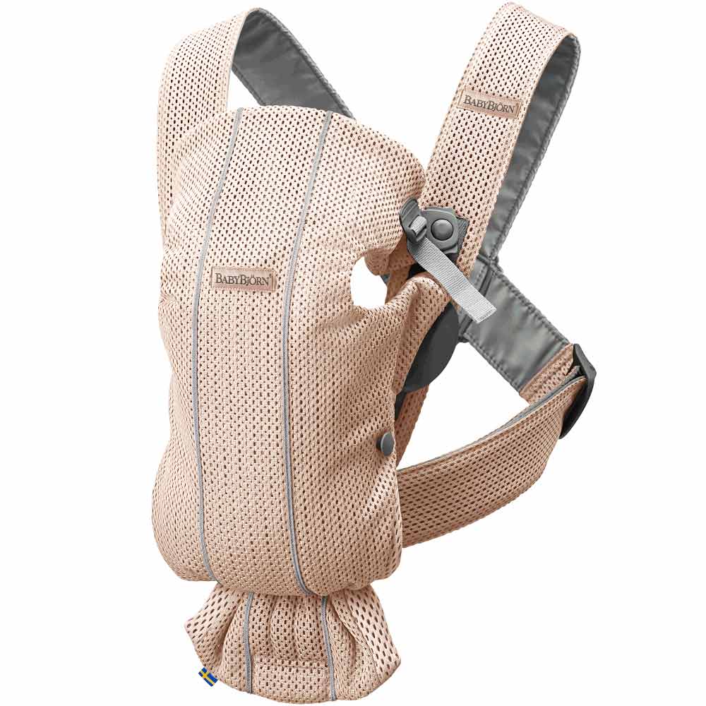 Babybjörn bæresele Mini Mesh 3D Pearl Pink