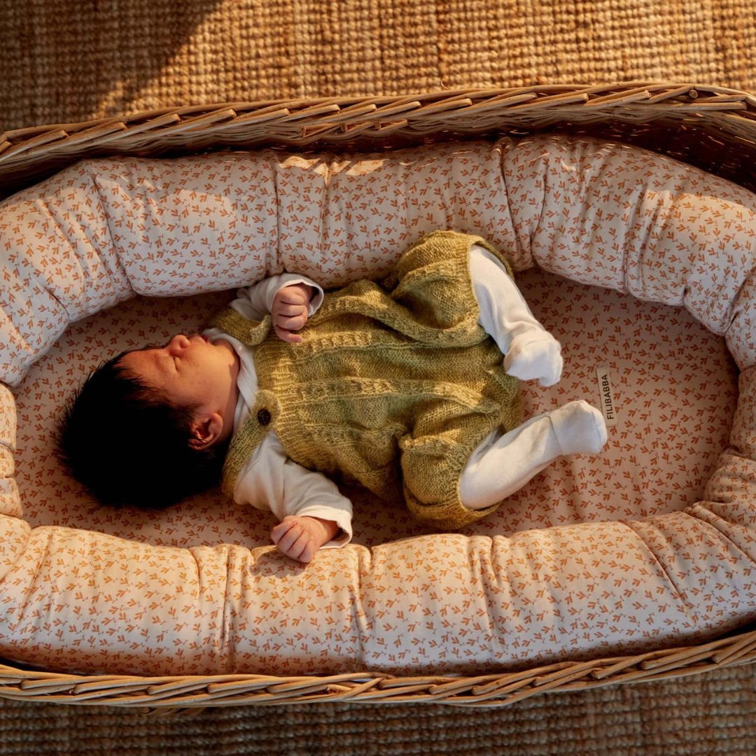 Filibabba Baby Nest - Breezy Harmony Sandy