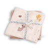 Done by Deer Felt Swaddle 2-pack GOTS Lalee Powder