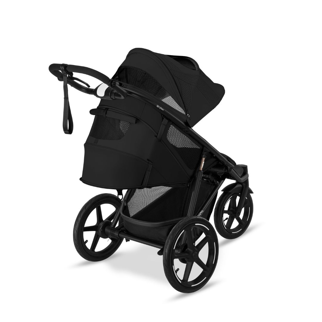 Cybex AVI SPIN joggingvogn Moon Black