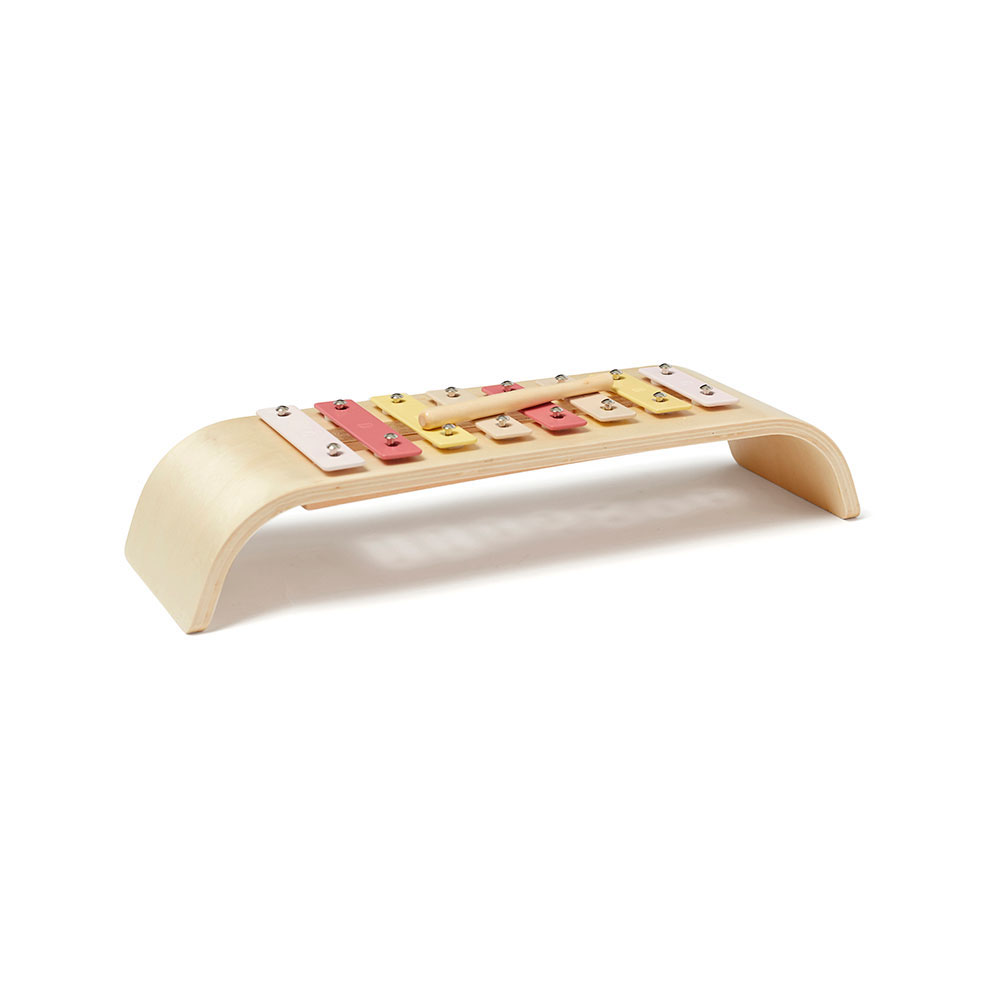 Kids Concept Xylophone krydsfiner pink multi