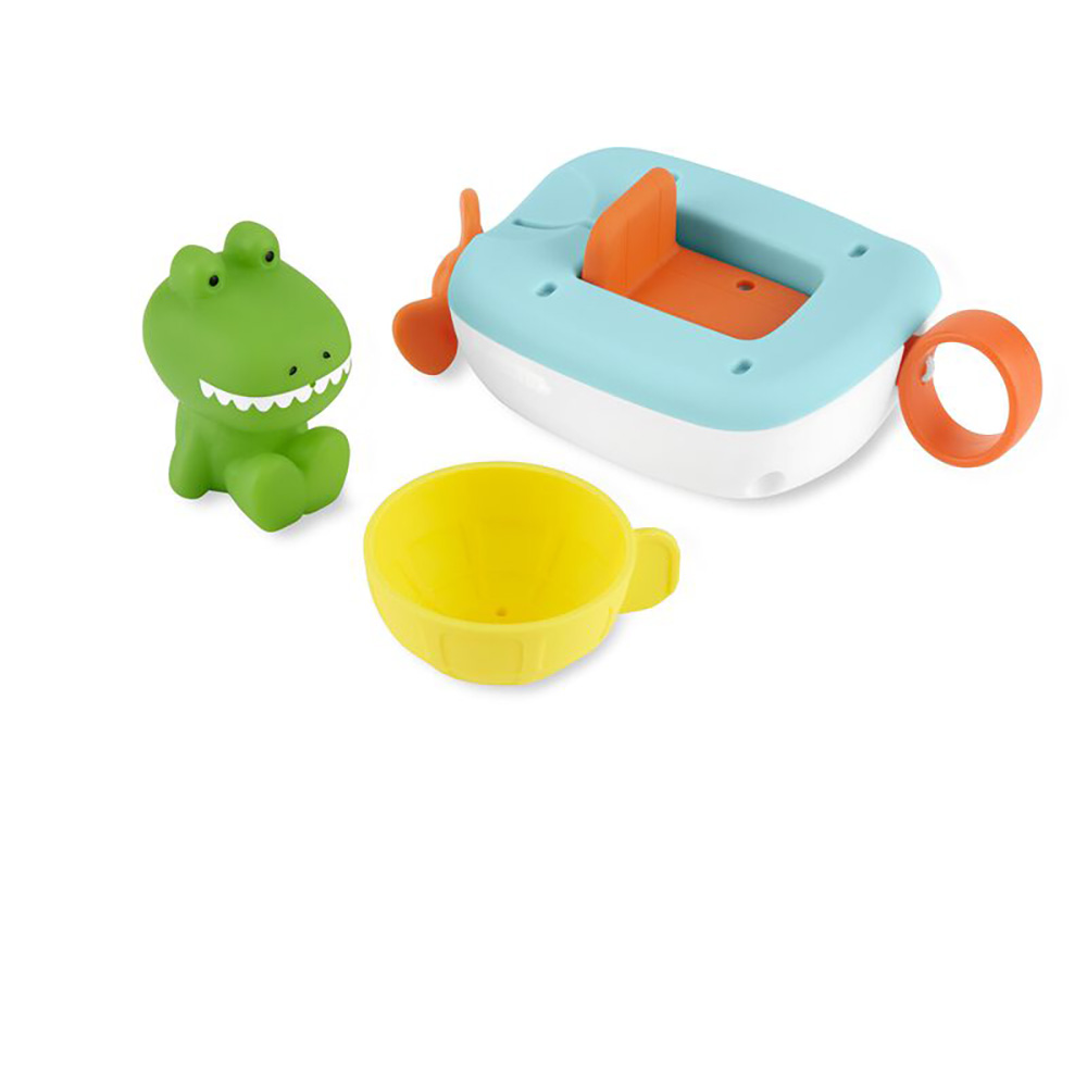 Skip Hop Zoo Bath Toy Boat Crocodile